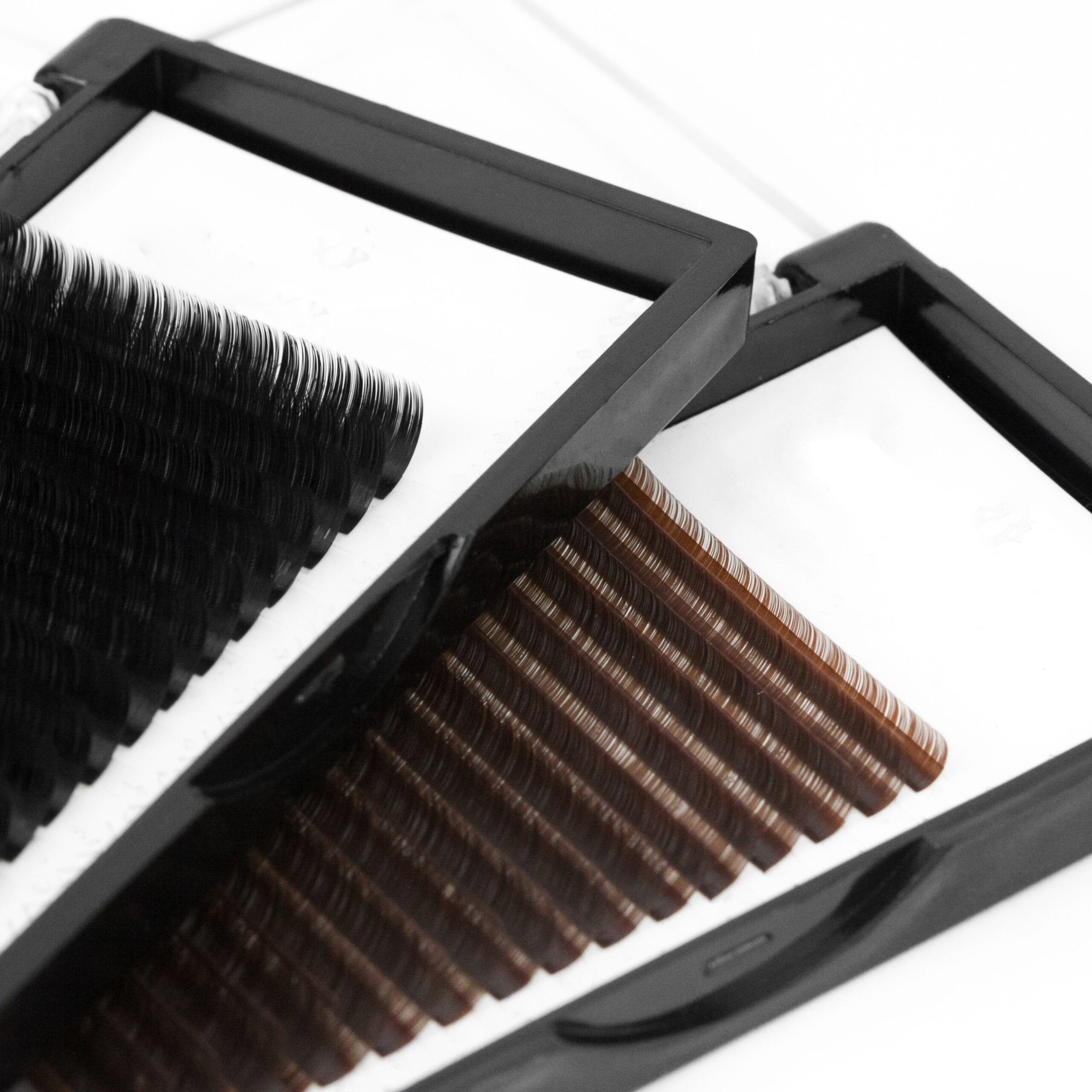 mockup,palette,of,black,and,brown,eyelash,extensions,for,making